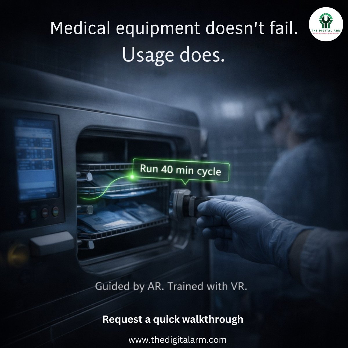 TheDigital_ARM's tweet image. Healthcare demands accuracy.
Execution needs clarity.

👉 Request a quick walkthrough
ceo@thedigitalarm.com | thedigitalarm.com

🔗 Apply here

linkedin.com/posts/the-digi…

#Healthcare #Innovation #ARVR