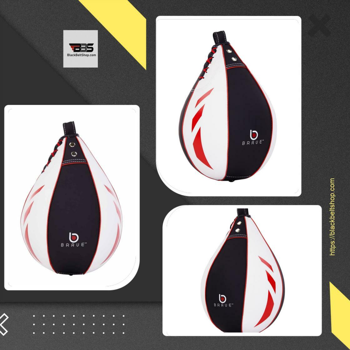 blackbeltshop's tweet image. Unleash your inner fighter with the BRAVE SPEED BAG in striking black, white, and red, now only $19.99! Elevate your training game today! #MartialArts #BoxingGear

Shop Now blackbeltshop.com/products/brave…