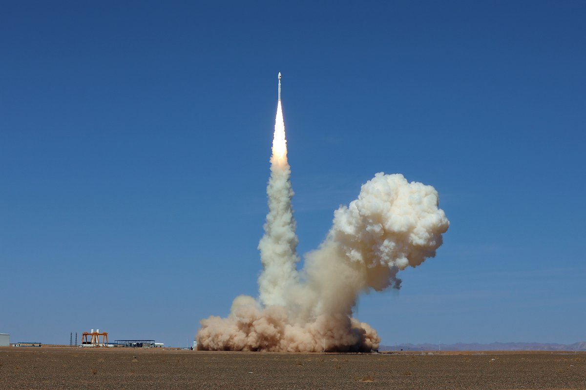 ChinaDaily's tweet image. CAS #Space, a leading commercial rocket maker in China, launched the 12th rocket in its Kinetica 1 series on Tuesday. bit.ly/4vts165