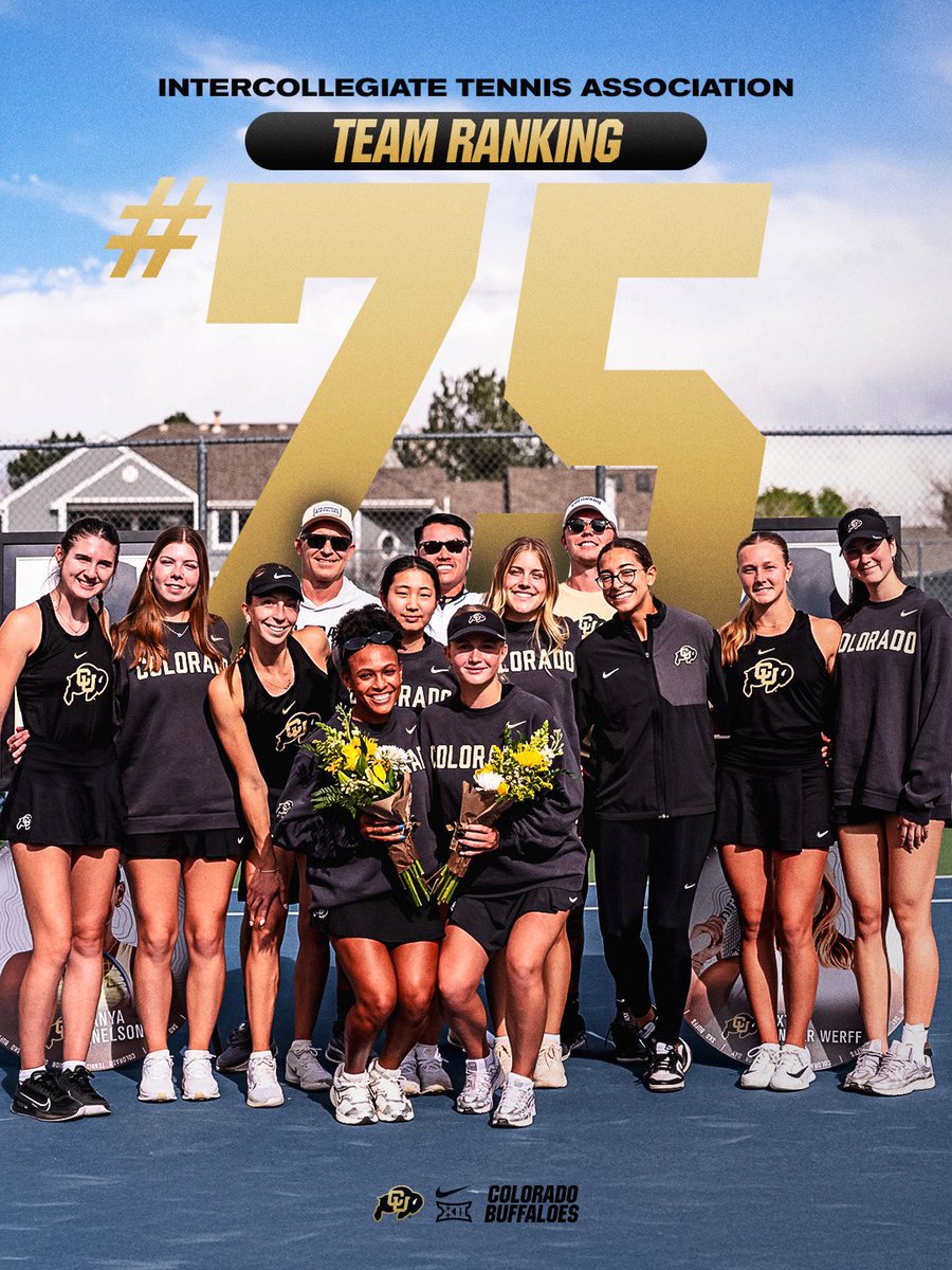 CUBuffsTennis's tweet photo. In it together 🤝

#GoBuffs https://t.co/9BBNI6hqHv