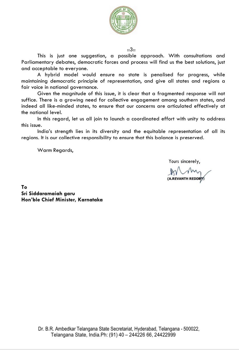 Revanth Reddy tweet media