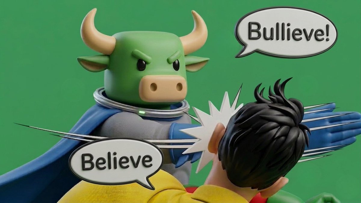 BullieveCoin's tweet image. Some people say Believe. 
We say something stronger.

If you know, you know  😉🐂
#Bullieve #TON #memes