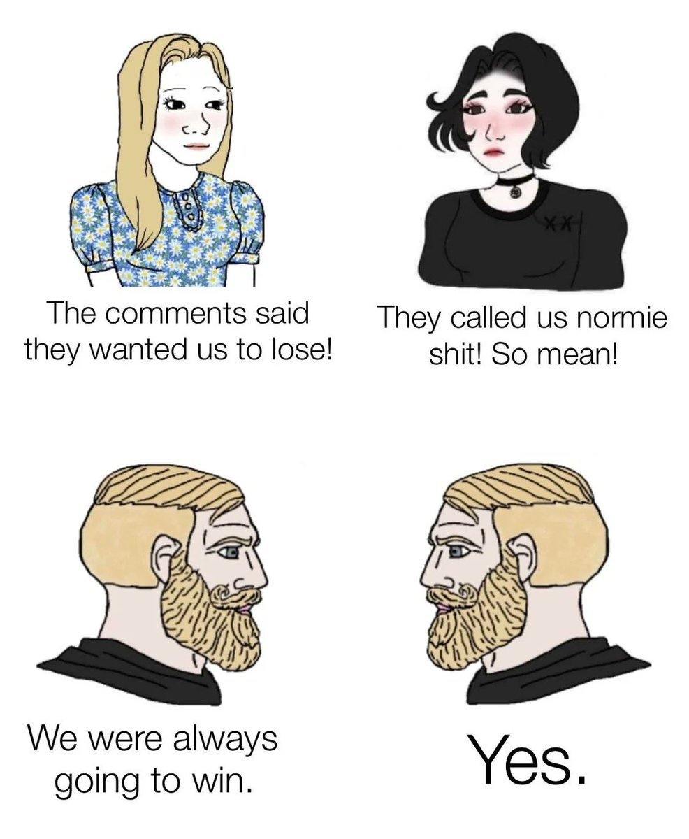 Yes Chad tweet media