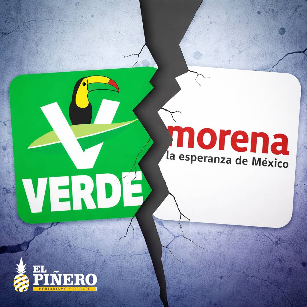 ELPINERO's tweet image. #NACIONAL 🆕🌎PVEM hace oficial su rompimiento con @PartidoMorenaMx  en #Sa LuisPotosí y va solo por la gubernatura en 2027

NOTA: elpinero.mx/pvem-hace-ofic…