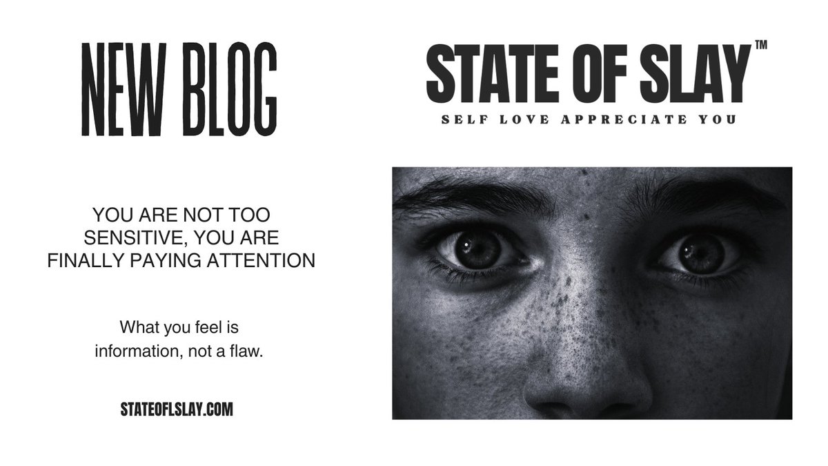 state_of_slay's tweet image. What you feel is information, not a flaw.

You were not meant to ignore it.

You were meant to listen.

Read or listen:
stateofslay.com/2026/04/14/you…⁠

#SelfAwareness #PersonalGrowth #MindsetShift #WellBeing #SlayOn