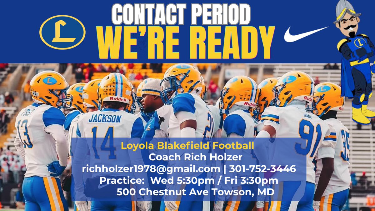 Loyola Blakefield Football tweet media