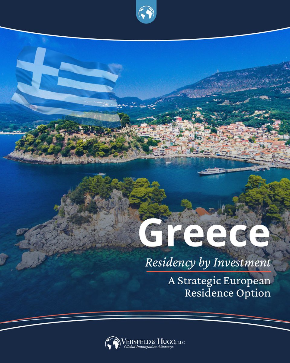 Versfeld_Law's tweet photo. Greece offers a residency-by-investment route for qualifying non-EU investors through its Golden Visa framework.

For guidance on Greece residency options:
📩 esther@versfeldimmigration.com
🌐 https://t.co/2r3Zv7XZMT https://t.co/Oj0oUk2QI1