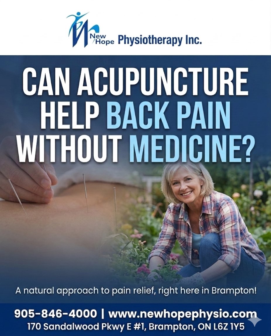 newhopephysio_'s tweet image. Struggling with #backpain? 🤕
What if you could feel better without #medicine?

Book an Appointment:
📞: 905-846-4000
newhopephysio.com

#newhopephysiotherapyinc #ontario #brampton 
#mississauga #physio #physiotherapy #physiotherapist #acupuncture 
#backpainrelief
