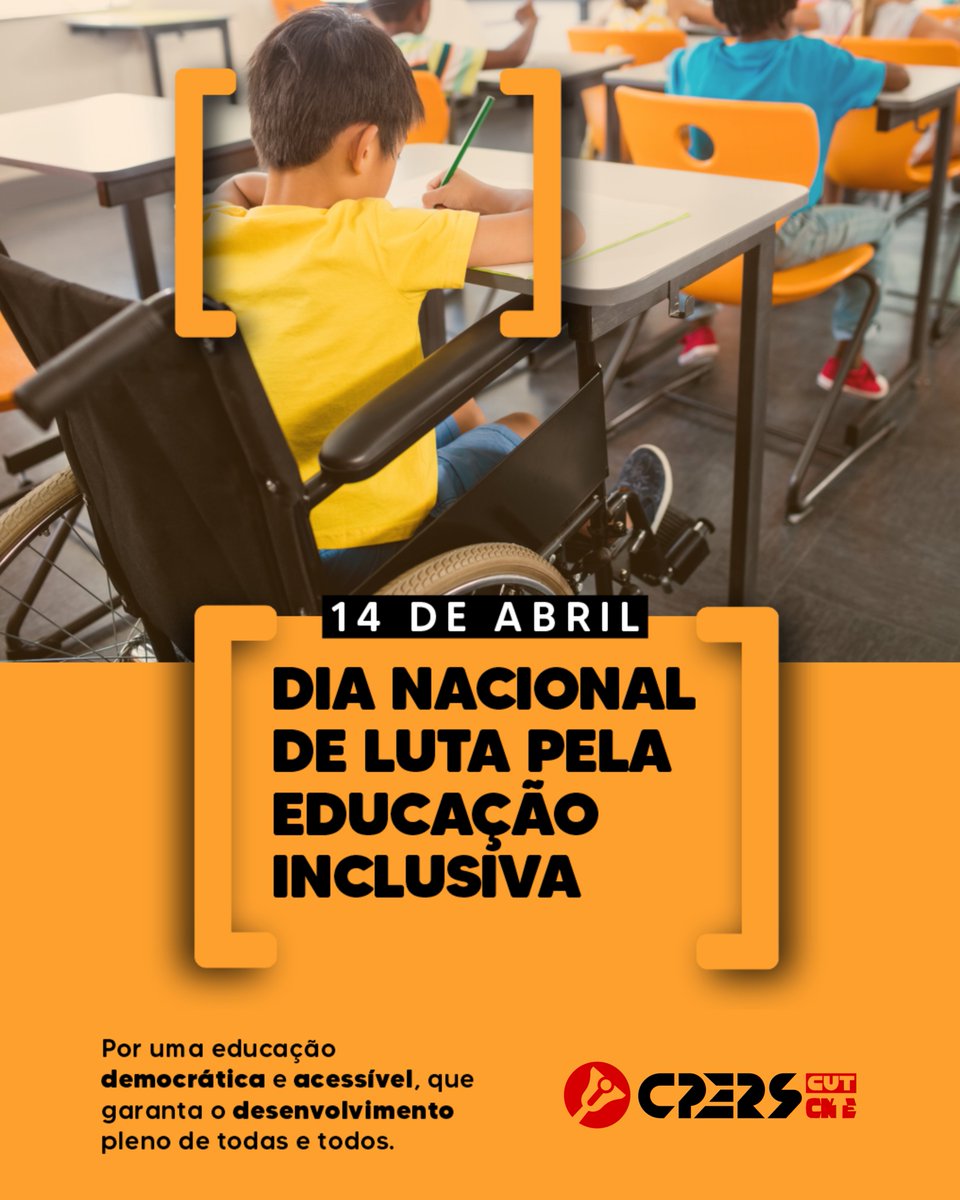 ✊🏽 O Dia Nacional de Luta pela Educação Inclusiva, celebrado nesta terça-feira (14), busca garantir o direito de estudantes atípicos de acessar e permanecer em escolas regulares, com as devidas adaptações pedagógicas.

🎒 No entanto, no Rio Grande do Sul ainda há grandes desafios
