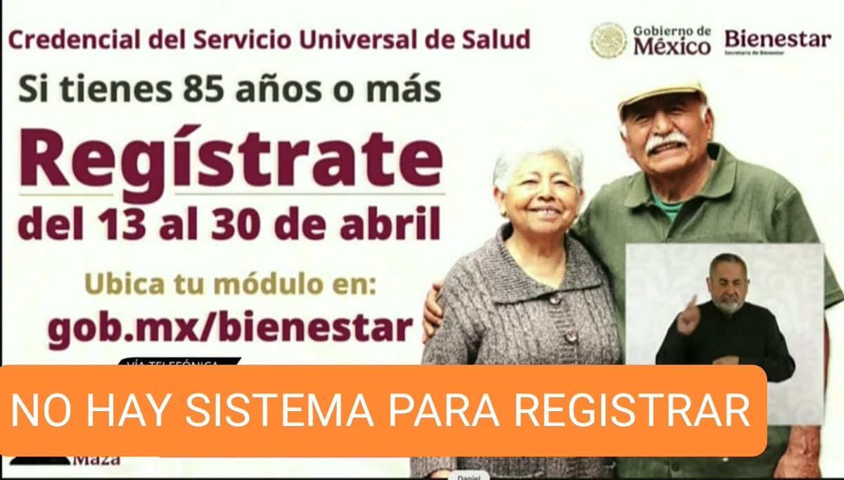 Presidenta <a href="/Claudiashein/">Claudia Sheinbaum Pardo</a> su programa de credenciales no funciona hacen ir a los ancianos de 85 años y no los pueden registrar.