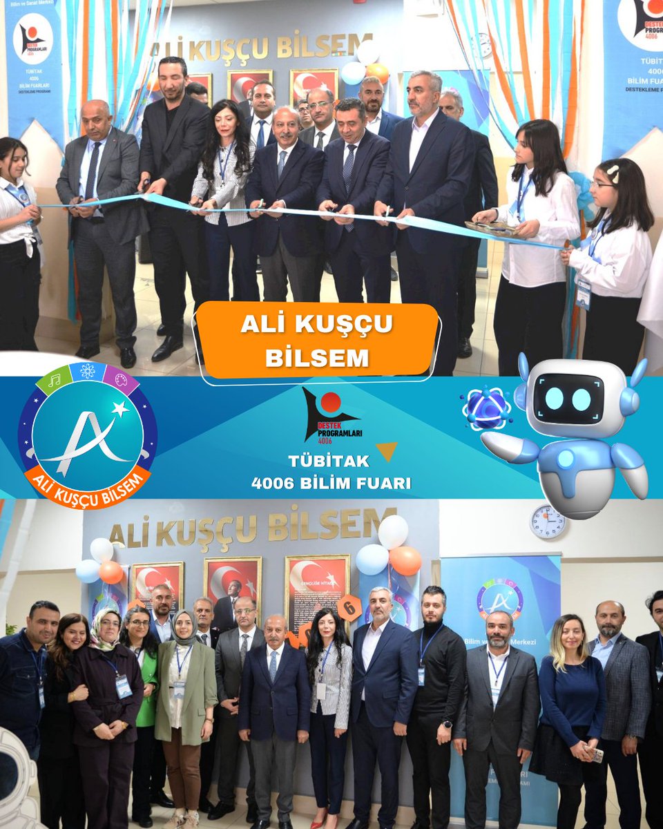 alikuscubilsem's tweet photo. TÜBİTAK 4006 Bilim Fuarı'nı başarıyla tamamladık! 
​Yürütücülerimiz Nida Çırak ve Saliha Aydemir başta olmak üzere; projeleriyle büyük beğeni toplayan tüm öğretmen ve öğrencilerimizi tebrik ediyoruz. 
​Merak et, keşfet, bilimle inşa et! 

@MebOrgm @elazigmem @Tubitak https://t.co/tnzxnQMJIj