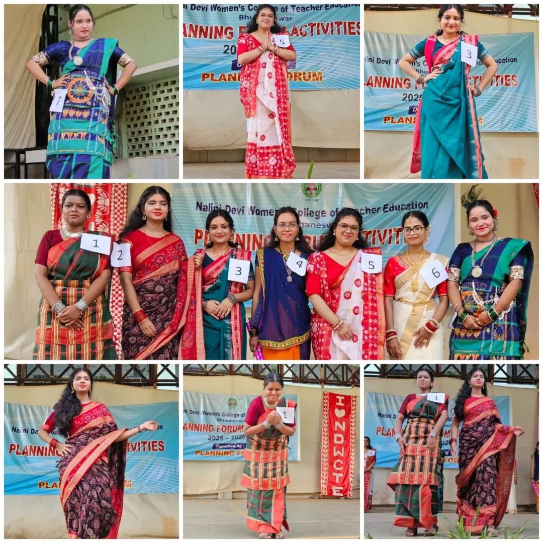 NdwcteBBS's tweet photo. NDWCTEରେ ଏପ୍ରିଲ ୨–୧୪ ପର୍ଯ୍ୟନ୍ତ ଓଡ଼ିଆ ପକ୍ଷ ଉଦ୍ଯାପନ କରାଗଲା। ପାରମ୍ପରିକ ଖାଦ୍ୟ, ପୋଷାକ ଶୋ, ପୁସ୍ତକ ବିତରଣ, ଝୋଟି-ମୁରୁଜ ପ୍ରତିଯୋଗିତା ମୁଖ୍ୟ ଆକର୍ଷଣ। ଏହା ଛାତ୍ରଛାତ୍ରୀଙ୍କ ମଧ୍ୟରେ ଓଡ଼ିଆ ସଂସ୍କୃତି ପ୍ରତି ଆଗ୍ରହ ବୃଦ୍ଧି କରିଲା। #OdiaPakhya #NDWCTE 👍 https://t.co/pdeVWF9kll