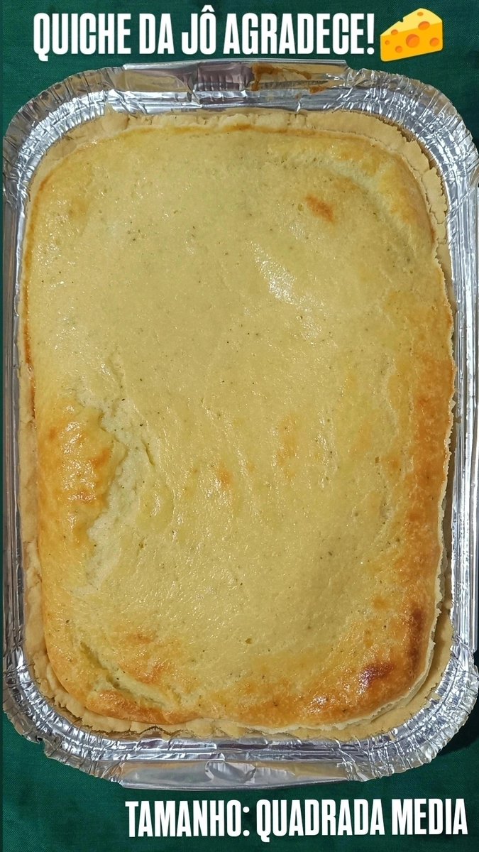 QUICHE DA JÔ AGRADECE!🧀