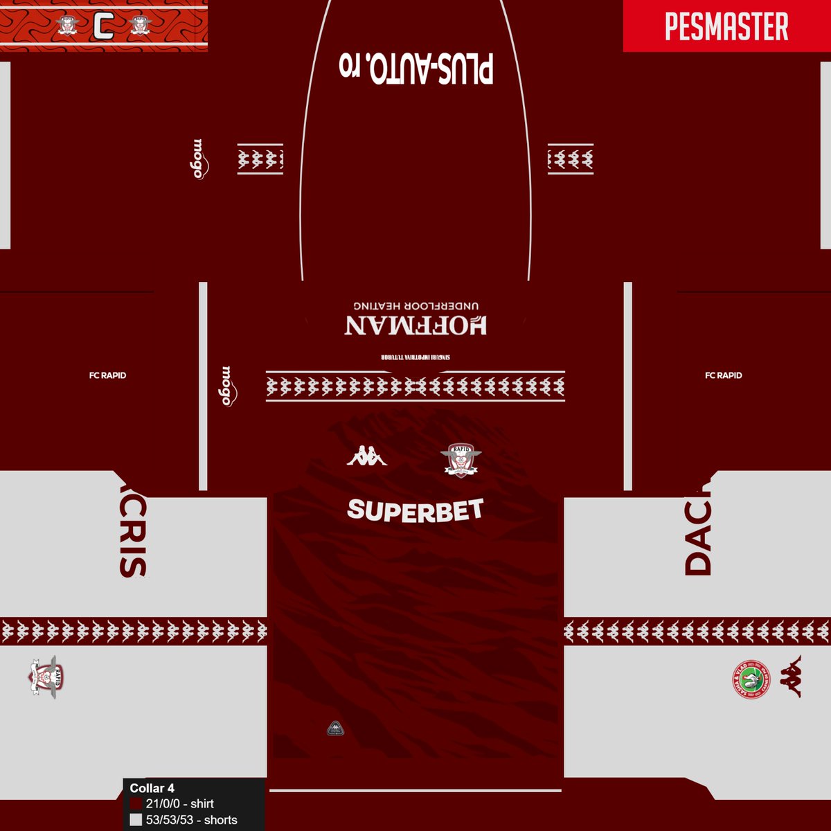 VictorM14377650's tweet image. RAPID BUCAREST KIT 26
#pesmaster #efootball #efootball26 @fcrapidoficial