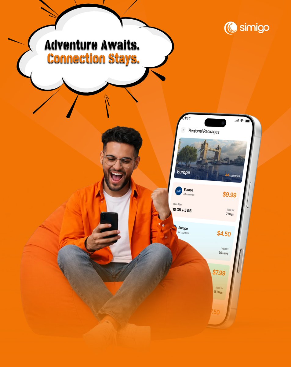 simigoai's tweet image. Chase the journey.
Your connection will keep up. 🌍📲

Get your eSIM → portal.simigo.ai/download.html
.
.
.
.
#Simigo #ExploreMore #StayConnected #eSIMTravel #GlobalTravel