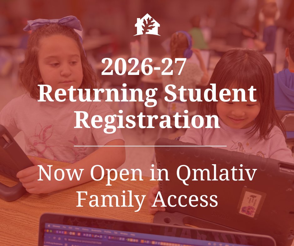 OLHD123's tweet photo. Returning Student Registration for the 2026-27 School Year is now open in Qmlativ/Skyward Family Access. Log in to your Qmlativ account to complete registration. Go to https://t.co/hExCf2rZC4 for more information. https://t.co/7bn0cVuyCk