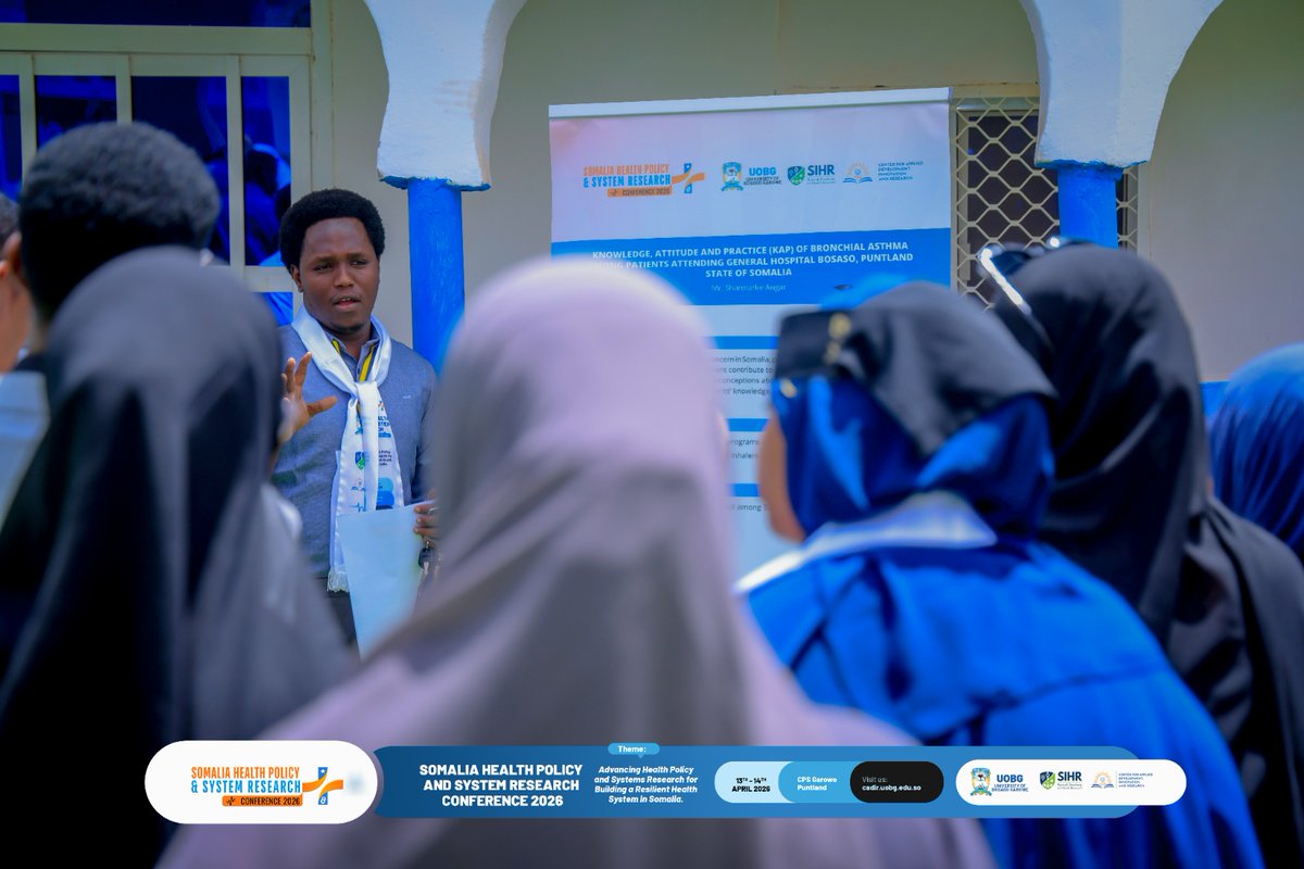 abdullahIndho20's tweet photo. The Somalia Health Policy and Systems Research Conference  Bosaso University’s Center for Development,

#SHPSTR2026 #UHC #SomaliaHealthPolicy #HealthSystemsResearch
#BiciidCenter #SomaliCulture https://t.co/YFx1bJrsGr