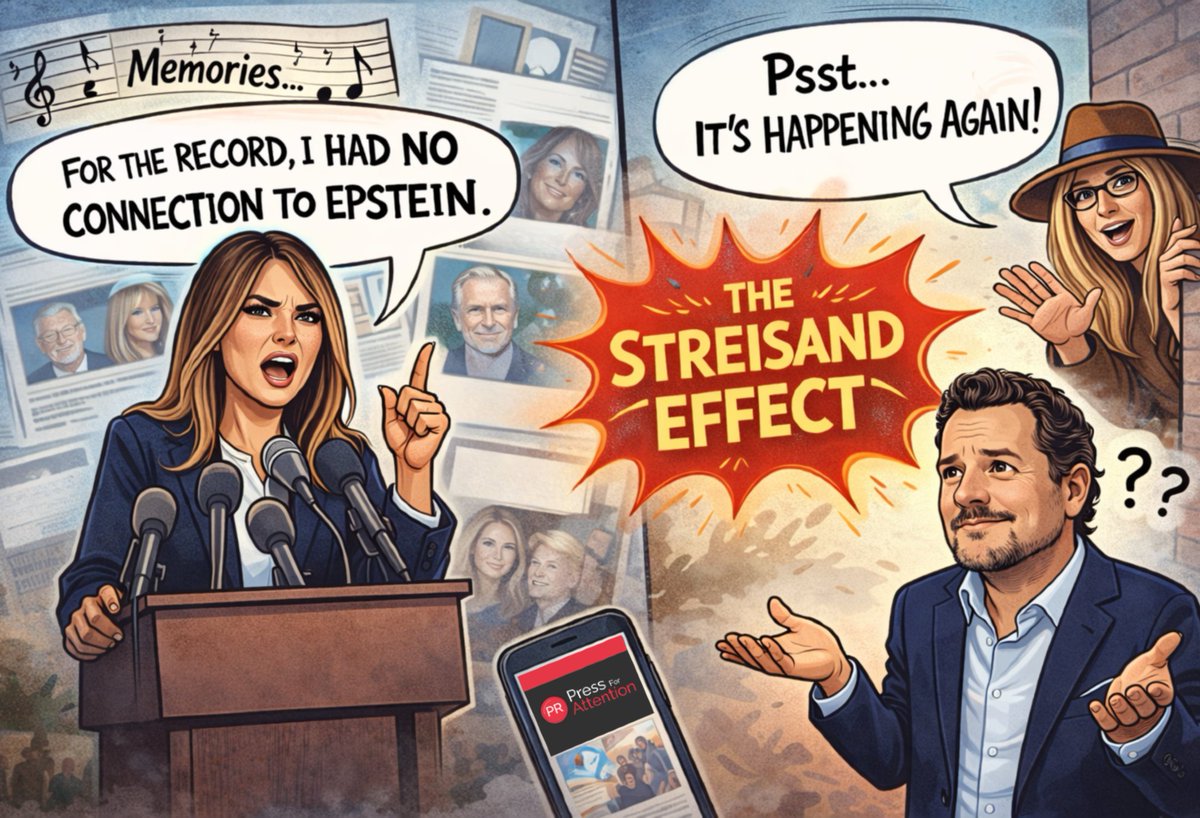 press4attention's tweet image. If no one’s talking about it… Don’t bring it up.

Because the moment you do, you make it the story.

👉 A perfect real-world example of this just played out. Full breakdown in the latest blog: pressforattention.com/memories-the-s…

#PR #PublicRelations #PRStrategy #PressForAttention