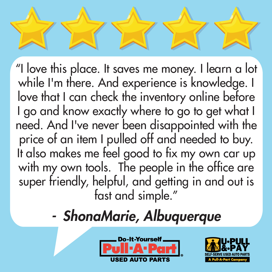 Save money AND gain knowledge? Our yards are quite the place! Come and see for yourself 😎