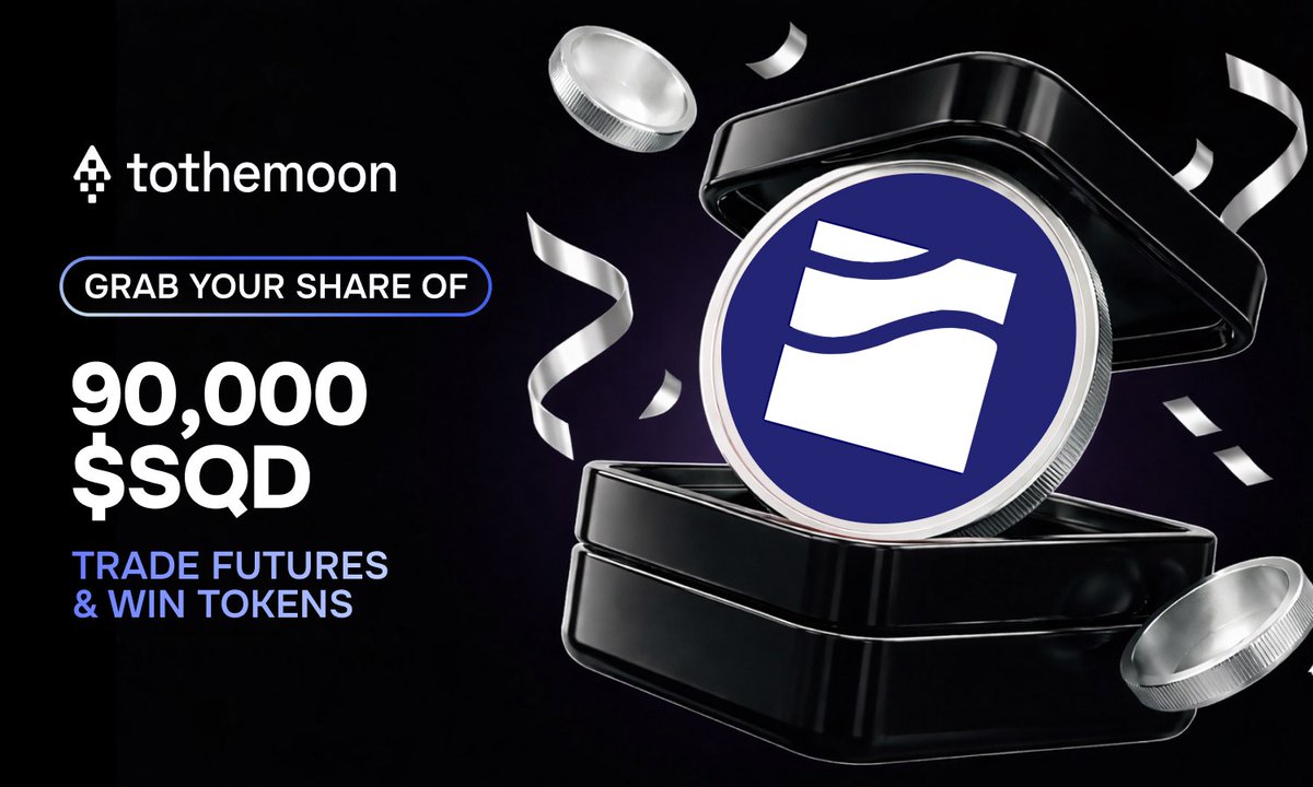 2themoon_global's tweet image. Exclusive Airdrop: 90,000 $SQD up for grabs on #Tothemoon

👀 Follow: @2themoon_global 
❤️ RT + LIKE this post
👉 Join here: go.tothemoon.com/airdrop_SQD 

Take part in the latest campaign and secure your chance to receive a share of the $SQD reward pool.