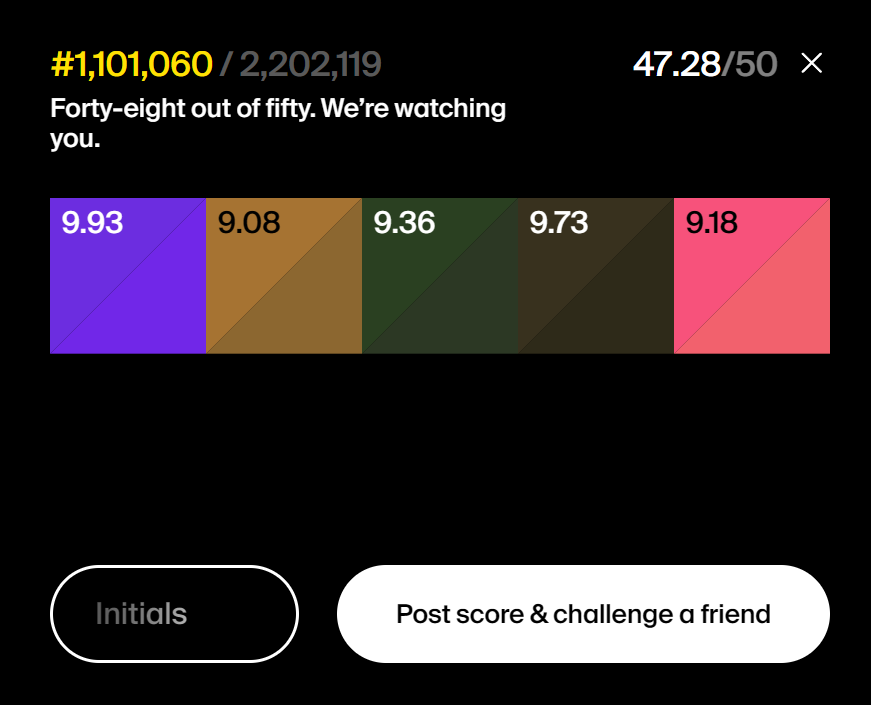 邊看直播邊跟著玩ww
目前的最高紀錄
眼睛真的快瞎了🤣

原直播:youtube.com/watch?v=0FM7Ys…

#梅大梅小