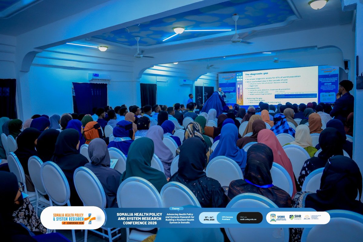 abdullahIndho20's tweet photo. Keynote Address IV: From Syndromic Management to Diagnostics: Rethinking STI Control in Somalia

#SHPSTR2026 #UHC #SomaliaHealthPolicy #HealthSystemsResearch
#BiciidCenter #SomaliCulture https://t.co/T5de6pvLNt