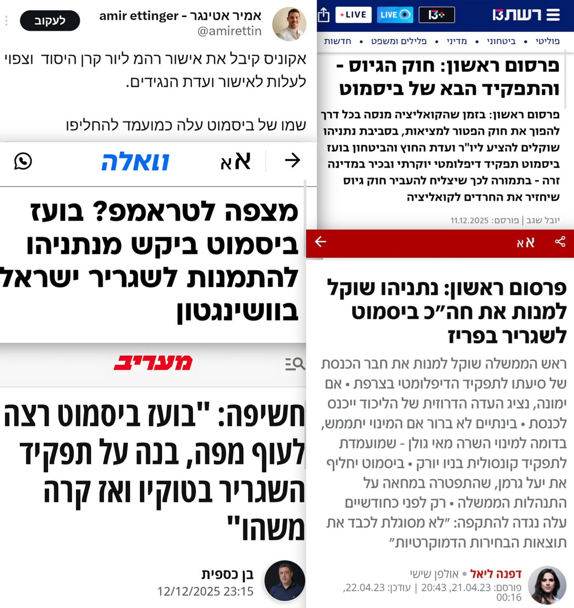 Boaz Bismuth tweet media