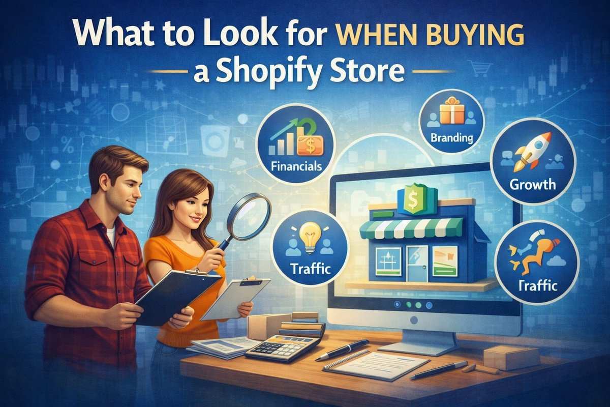 AcquisitionDir's tweet image. What to Look for When buying a Shopify Store - acquisitionsdirect.com/buying-a-shopi…  #ShopifyStore #BuyShopifyStore #EcommerceBusiness #OnlineBusinessForSale #EcommerceBroker #DigitalBusiness #EntrepreneurLife #ShopifyExperts  #SellShopifyBusiness