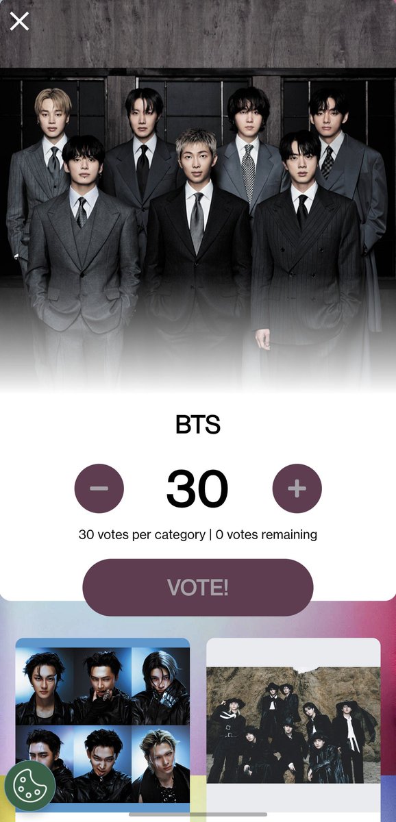 ccmamitas's tweet photo. BTS ha sido nominado en TRES categorías en los premios AMAs 2026 ‼️
A votar mamitaaas

🗳️. https://t.co/1EI9vLQsSB https://t.co/hy7YeNwcBc
