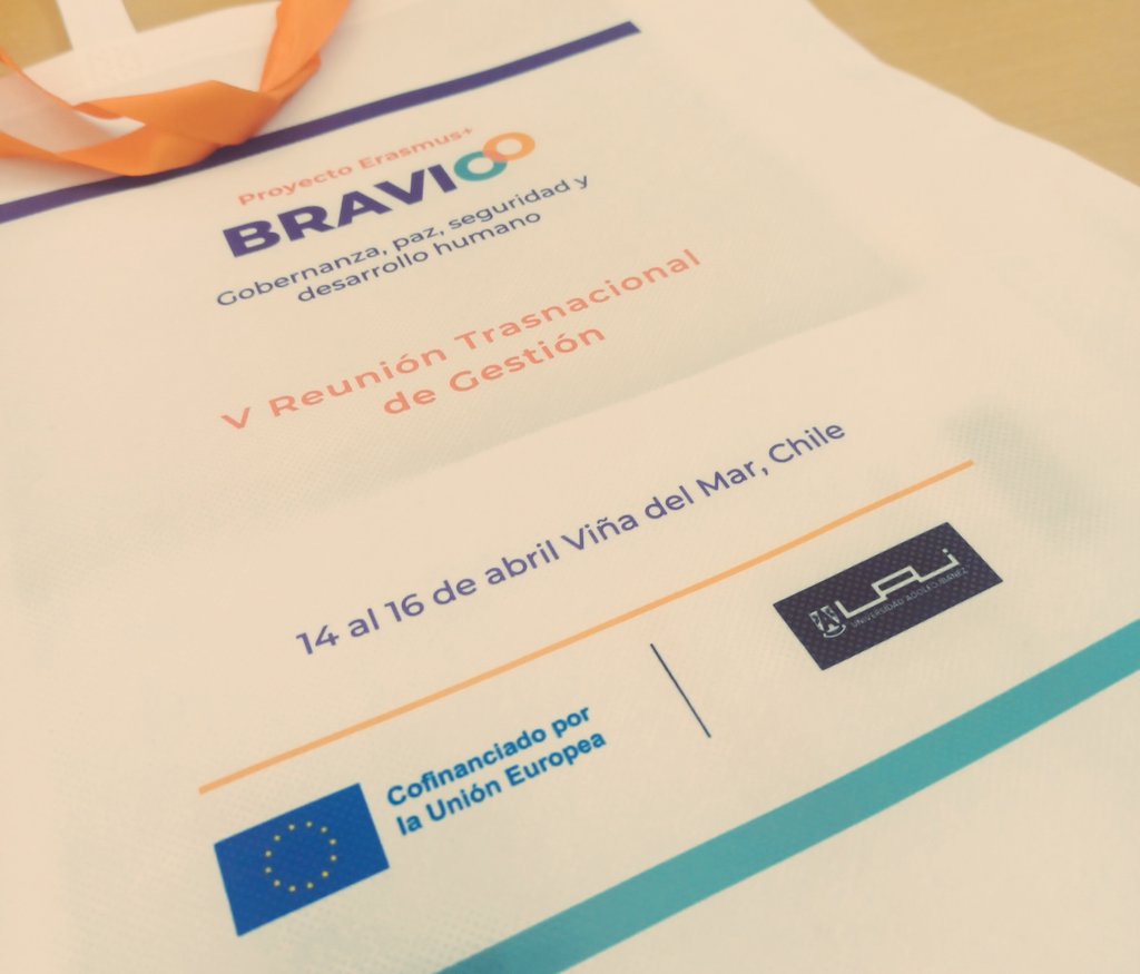 mfjimenez's tweet photo. Presente, representando a @utepsabolivia en la V Reunión Transnacional de Gestión del Proyecto Erasmus+ 🇪🇺 Gobernanza, paz, seguridad y desarrollo humano. 
Universidad Adolfo Ibañez 🇨🇱 https://t.co/BsrCtNrfFF