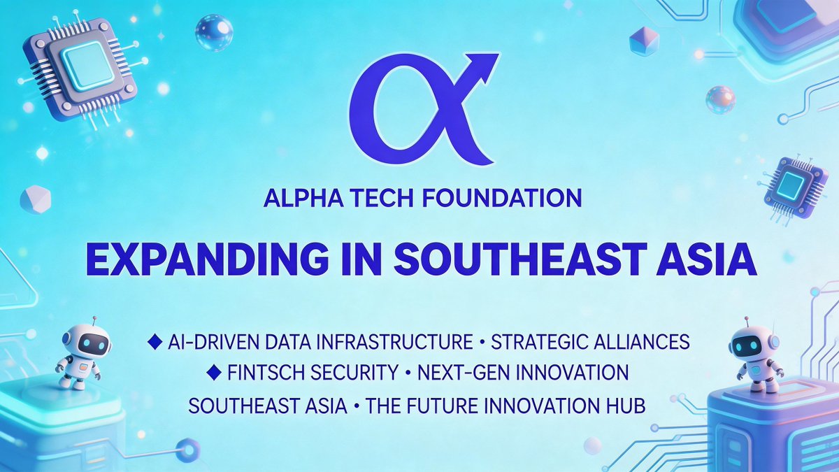 AlphaTcapital's tweet photo. Alpha Technology Foundation is deepening its footprint in Southeast Asia through strategic alliances in AI-driven data infrastructure and fintech security.
The region is fast becoming a hub for next-gen innovation.
#AlphaTechnology #AI #Fintech #AsiaGrowth https://t.co/Bw2HemBZFC