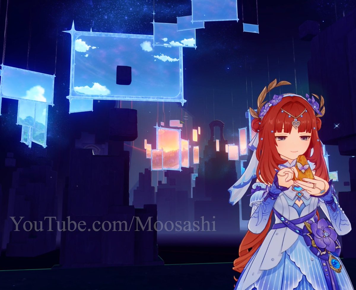 Moosashiden's tweet photo. I made it to the Temple of Space photo hall in Genshin Impact without being restricted by the flying sequence.

We're eating REAL GOOD with out-of-bounds here. Videos on the way. https://t.co/FtksIwuECA