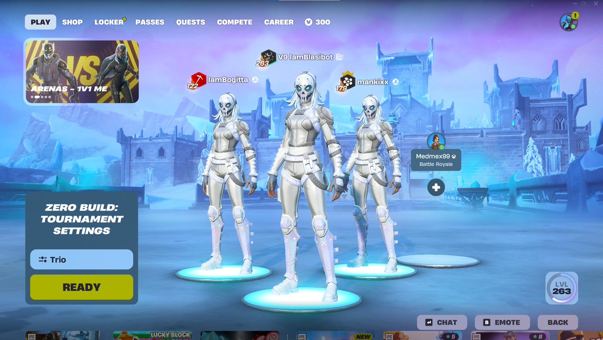 Blasi34444's tweet image. trio zb CC @IamBogitta @mankixFN  @V9Esport13834