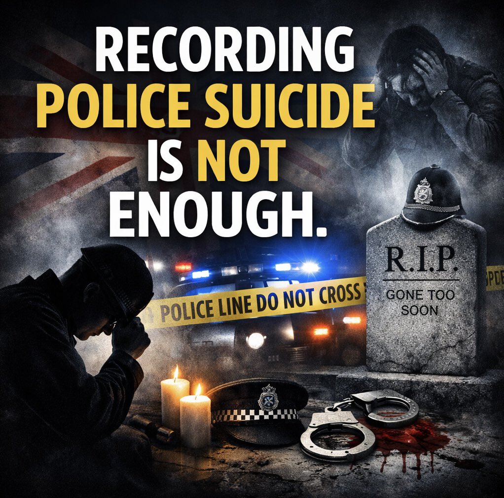 PocketSergeant's tweet photo. Today I’ve seen countless posts across social media almost celebrating the fact that police suicides will now be officially recorded.

Some people will say this is a step forward but recording deaths is NOT prevention.

Do we really need more data to tell us there’s a problem? We already know there is one.

In fact, policing could massively reduce if not stop these tragedies tomorrow if it had the will to confront what’s actually going on.

How many more officers need to die before we move beyond ‘recording’ and actually start fixing the root cause?

The issue is already widely known.

And yet, time and time again, we hear the same responses from leadership:

‘It’s not in our remit’
‘We’re under instructions to do this…’
‘Our hands are tied’

Meanwhile, our cops are being pushed to breaking point, often by the systems that are supposed to support them.

At what point do the we stop kicking the can down the road and start making decisions that actually save lives?

Simply recording the lives lost, is not enough.