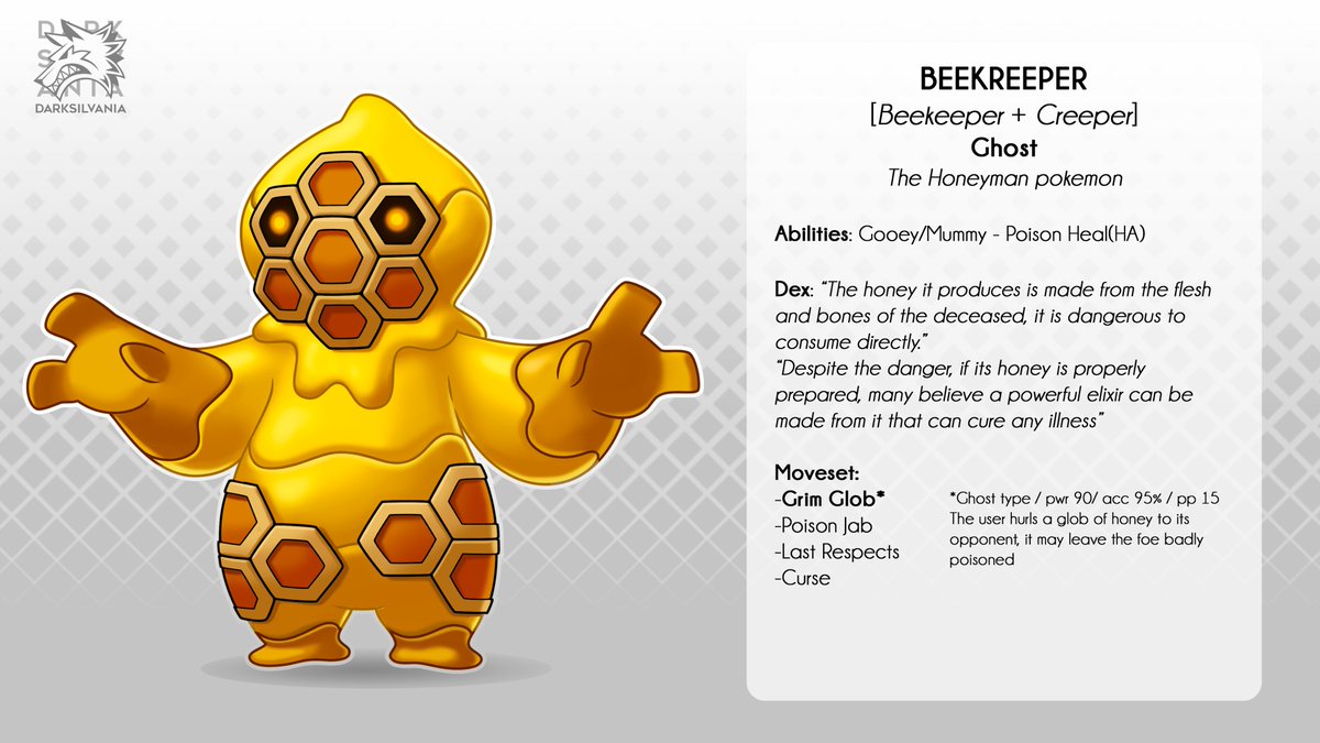 BEEKREEPER (Ghost) 

And now we have the other side of the coin, my creepy honey mummy