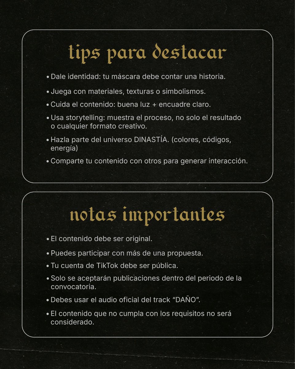 _stoyco's tweet photo. Es tu momento de entrar al universo DINASTÍA y dejar huella en esta historia. 🖤📌 Diseña, crea y comparte tu versión de La Máscara de La People.

Participa y gana merch oficial de DINASTÍA. 🎭💥

 solo en la app #StoyCo. https://t.co/TRS23RmmV4
