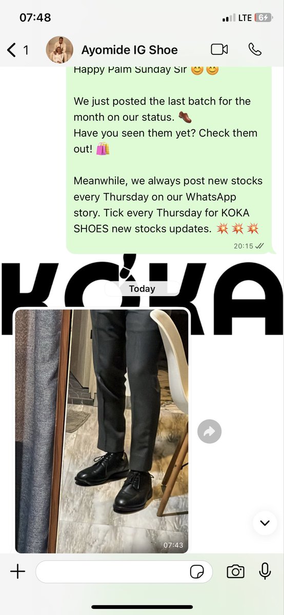 KoKashoes_'s tweet photo. Thatβs a first time customer, and guess what? He got the shoes of his dream π and has referred two of his colleagues to join Koka community of satisfied customers. πππ₯Ύ
Choose KOKA always
Get your pairs from us π
#kokashoes
#viral
#trend
#menshoe
#onlineshoppers https://t.co/Go0jDKR13d