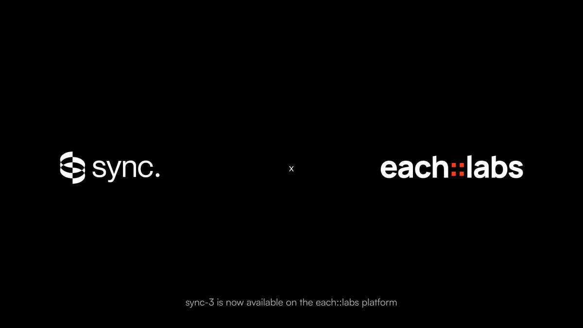 sync. labs tweet media