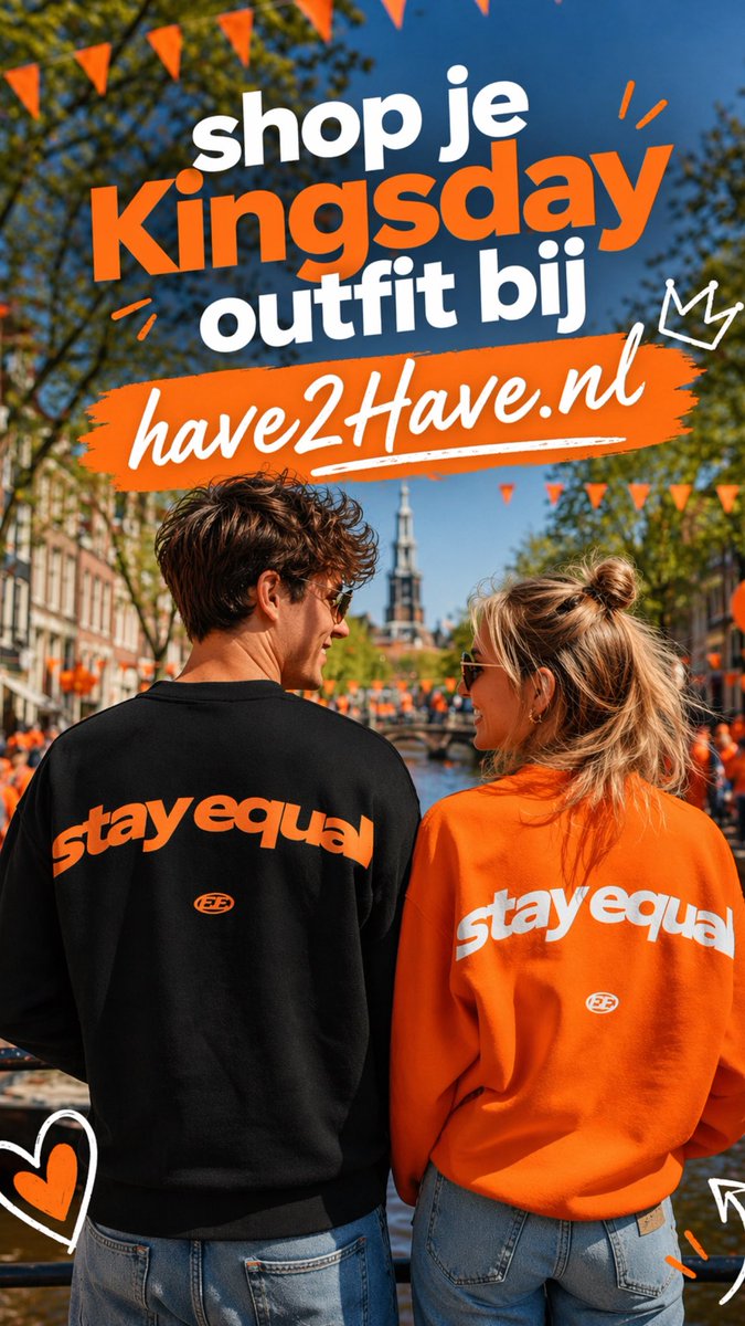 Kingsday outfit nodig ?