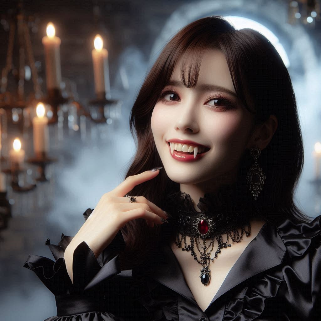 aibeautyvampjp's tweet image. The Lost One (9)
Sleeping pills had been slipped into his wine.
And when he came to, he found himself tied to the bed.
‘Oh, have you woken up?’
Long fangs protruded from his mother’s mouth.
Soon she appeared, wearing a cloak, and when he saw her, he realised everything.
#vampire