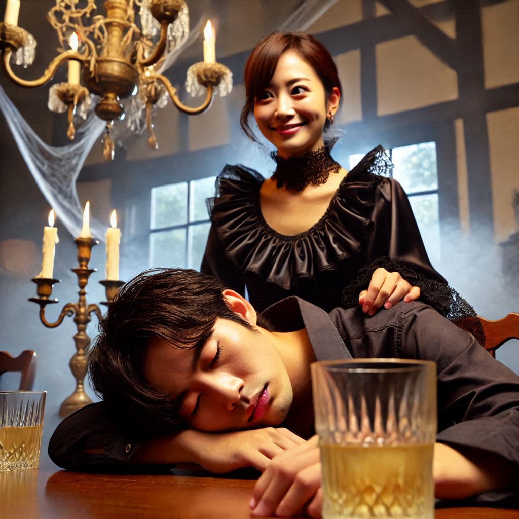 aibeautyvampjp's tweet image. The Lost One (9)
Sleeping pills had been slipped into his wine.
And when he came to, he found himself tied to the bed.
‘Oh, have you woken up?’
Long fangs protruded from his mother’s mouth.
Soon she appeared, wearing a cloak, and when he saw her, he realised everything.
#vampire