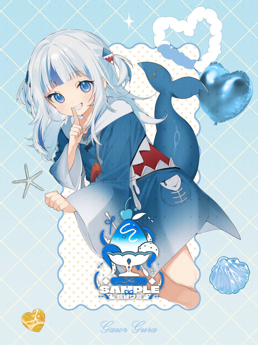 umiimu_kagami's tweet image. #commission 
🦈Gura &amp;amp; Saba🐟
#sabart
#gawrt