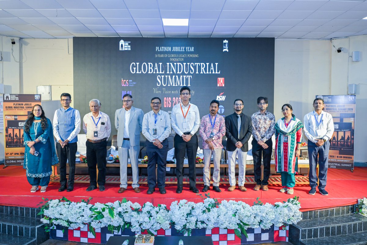 VSSUT_official's tweet photo. 🚀 #VSSUT unfolds a new chapter in industry–academia collaboration!

On its Platinum Jubilee year, #VSSUT Burla proudly hosted the Global Industrial Summit–2026 under the theme “Where Vision Meets Opportunity.” 🌍

The summit brought together industry leaders, academicians, and students to explore Industry 5.0, AI, startups, skill development, and future career opportunities.

Chief Guest Shri Rehan Khatri, IAS, Commissioner, Sambalpur Municipal Corporation, inspired young minds, emphasizing innovation, research, and entrepreneurship as key drivers of India’s industrial future. 💡

With active participation from faculty, industry experts, and vibrant student clubs, the event created a powerful platform for collaboration and growth.

✨ A step forward towards bridging academia and industry for a smarter, skilled, and innovative future!

@EduMinOfIndia
@AICTE_INDIA
@ugc_india
@SDTEOdisha