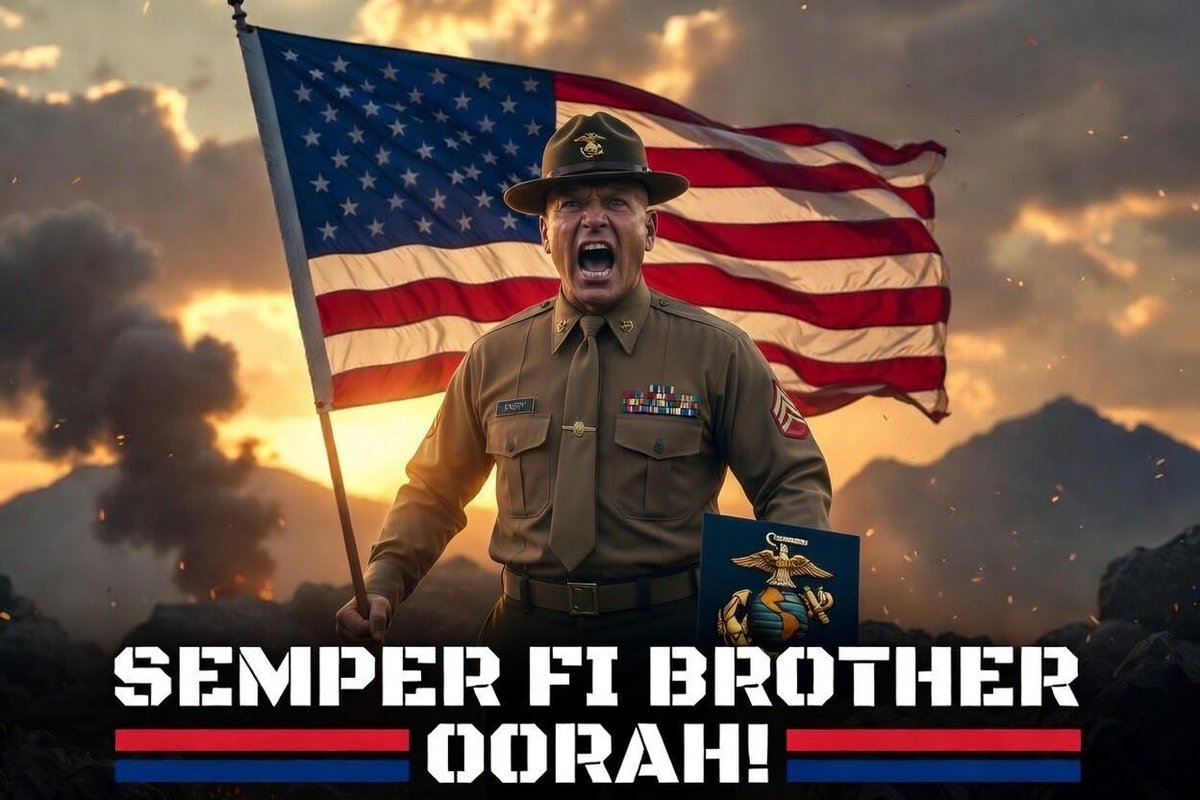 DevilDogDwayne's tweet photo. @bobmelendy @BiologicalWoma2 @redford4x4 Semper Fi, brother! 🇺🇸
Thank you for the follow, Marine. Another Devil Dog locked in — always good to have more warriors in the ranks.
Once a Marine, always a Marine. Oorah!
#SemperFi #USMC #DevilDogs https://t.co/6CX2Z1QoE6