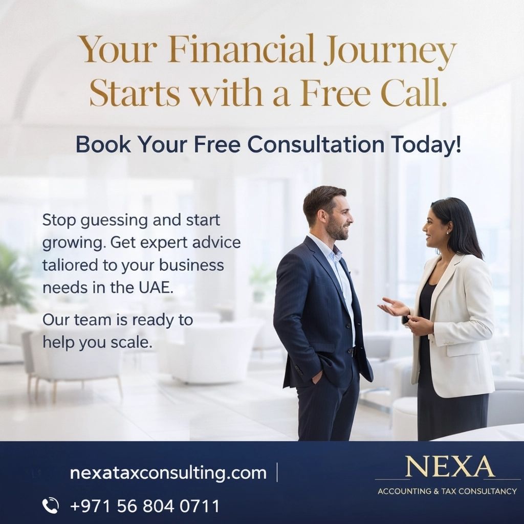 NexaAccounting's tweet image. Your financial journey starts with a free call. 📞 Stop guessing and start growing! Get expert advice tailored to your business needs in the UAE. Book your FREE consultation today! 🤝
🌐 nexataxconsulting.com 📞 +971568040711
#FreeConsultation #NexaConsulting #Dubai