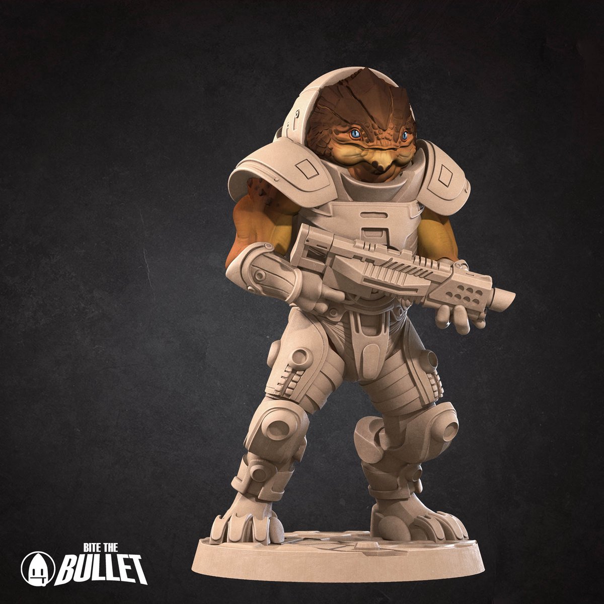 bitethebulllet's tweet image. May 2026 (Bullet Games Pt.2)

Space Turtle Berserker

Support us :
patreon.com/BiteTheBullet
myminifactory.com/users/BiteTheB…

#3Dprinting #3dprintedminis #paintingminis #boardgames #tabletopgames #tabletoprpg #customminiatures #DnD #masseffect #krogan #grunt