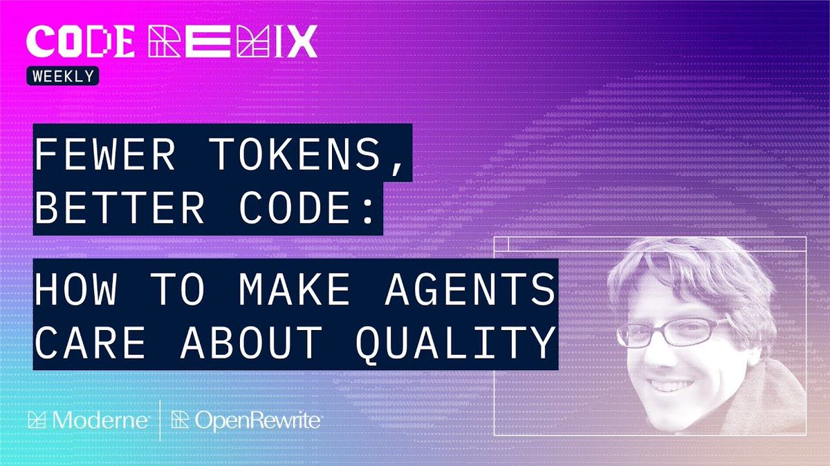 OpenRewrite by Moderne tweet media