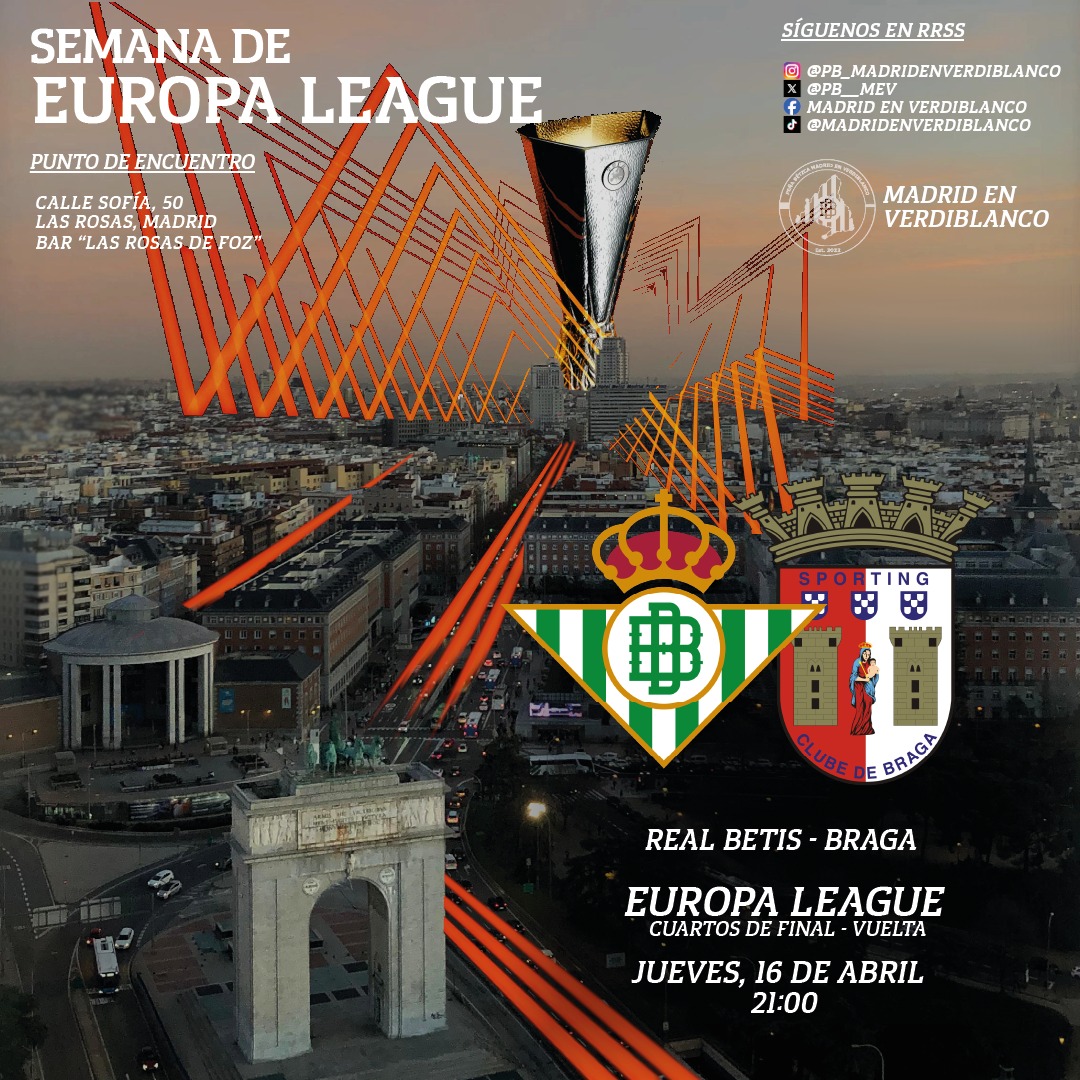 PB__MeV's tweet photo. A un paso de estar en semis, JUNTOS desde el llenazo en la cartuja hasta el llenazo en nuestra Peña

Os esperamos!
#diadebetis #europaleague #betis #futbol https://t.co/kHFaQMqv2H