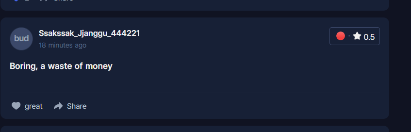 hyeyoonly's tweet image. So they made an account and the first thing they did was rate #Salmokji… then their faves 🤡🤣🤣