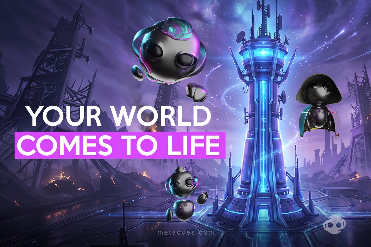 metacces's tweet photo. Metacces World is not being built as a game — it is being engineered as a living world.

We’ve revealed exactly how it’s being built — step by step.

From first interaction → to a fully evolving world.

Read the roadmap:
https://t.co/8AkHBU7mRn https://t.co/aCGnXZ6tzt